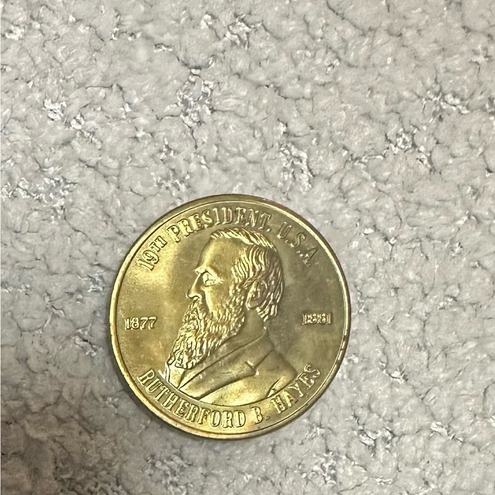 Vintage 1981 readers digest Rutherford B. Hayes Commemorative Coin